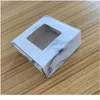 24PCS Multi -Paper mydel Box Papiet Papiet Gift Kraft z przezroczystym oknem PVC Favors Arts Krafts Wyświetlacz k jllsxu184H