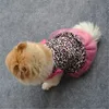 かわいいヒョウサマーペットドレス小犬猫服アパレルガールドギーレースの服ドレスドロップシップ＃lr1 y200917