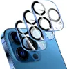 iPhoneの3D強化ガラスカメラスクリーンプロテクター14 13 Pro Max 12 Mini 11スマート携帯電話プレミアムカメラフィルムフィルムレンズ付き小売パッケージボックス