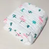 Koce Skupita 6 warstw Bamboo Bawełniane niemowlę dzieci Swaddle Owinięcie koc śpiący ciepłe kołdrę okładka muślinowa Dziecko