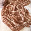 Scarves Soft Designer Skeleton Skull Silk Scarf Luxury Women Punk Style Long Shawls Ladies Brand Hijab Foulard 12106167