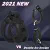 Nxy Nxy Cockrings Custom Cobra Male Chastity Device Cage Ring Bdsm para Summer Belt Sexy Products 1127