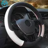 9 Color Sport Car Roelle täcker Antislip Leather Car Steering Cover Autostyling Anticatch Holder Protor J220808