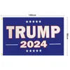 Trump Flag 2024 Hanging 90 * 150cm Trump Keep America Great Banners 3x5ft Digital Print Donald Trump Flag 20 Colors Decor Banner HHD4819