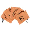 Sacchetto regalo di Halloween Tela di iuta Sacchetti per imballaggio di gioielli Sacchetti per decorazioni per feste di Natale Bustina di caramelle Può personalizzare jllPsW