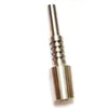 3 Joint Titanium Tip Nectar Collector Domeless Nail 10mm 14mm 19mm GR2 Inverted Grade 2 Ti Nails pour Dab Straw Concentrate