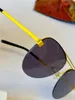 New Fashion Popular Sunglasses Design 1340 Pilot Lunes sans bordure UV400 Miroir en revêtement Lens Top Quality Avantgarde Style Outdoor Eye5657439