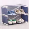 3 4 5 Layers Shoe Rack Assemble Shoes Shelf Simple Hallway Cabinet Organizer Holder Storage Solid Stand Shelves Shoe Home DIY 2011230p