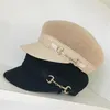 2020 boina de inverno femme couro chapéu francês octogonal feminino estilo britânico gavroche boina preta newsboy cap2637941