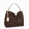 Bolsas femininas de ombro Bolsas de axilas de couro de alta qualidade com impressão de flores bolsa crossbody código de série Sacolas de compras de moda LB19 bolsa feminina