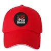 Brandon Red Baseball Cap Dome 인쇄 태양 코튼 모자 2024 대통령 선거 모자 성인 유니버설 ZZB14433