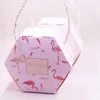 Стиль подарочной упаковки DIY 10pcs Pink Flamingos Candy Bag Box для вечеринки украшения/поставки мероприятий/Свадебные борьбы 1