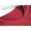 Suyadream 여성 기본 셔츠 진짜 실크 T 셔츠 단단한 긴 소매 O 넥 건강한 탑 가을 겨울 와인 201125