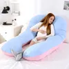 145x80cm妊娠中の女性が眠っているサポート枕の純粋な綿枕カバーu形状マタニティ枕妊娠サイドスリーパー寝具9924327