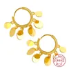 Hoop Huggie Korean Smooth Small Ring Winging Personalité Fashion Simple S925 Boucles d'oreilles bijoux pour femmes Gift de fête de fiançailles 1