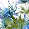 Decoratieve Bloemen Kransen Planten Home Decor Kunstmatige Eryngium Distels Bos Simulatie Plastic Nep Bruiloft Decors Feest Clu211A