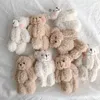 Little Mini 11.5CM accessories bear plush toys , Stuffed toy , Joint Shy Bear Rabbit animal Plush TOY DOLL