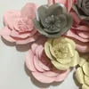 Dekoracyjne kwiaty wieńce Giant Paper Set 9 SZTUK dla Wesele Tło Dekoracje Wall Girls 'Baby Shower Mix Style Zestawy