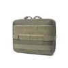 Camouflage waterdichte taille tas buiten multifunctionele levensreddende medische molle accessoire tas militair tactisch heuptasje