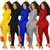 Pantolon Spot Avrupa ve Amerikalı Kadın Tarzı Düz ​​Renkli Yarasa Kollu Bel İki Parçalı Takım