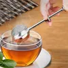 Stainless Steel Telescopic Tea Ball Press Type Tea Strainer Loose Leaf Seasoning Tea Infuser Filter