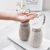 400 ml Kreative Einhandseifenspender Gesichtsreiniger Duschgel Flasche Umweltfreundlich für Home Hotel Badezimmer Y200407