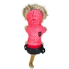 Komende popuPlar Hooded Warm Winterdikte Pet Dog Kleding Cat Puppy Dogs Jassen Jassen met stippatroon van SXL 201102