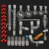 29Pcs set Distillation Apparatus Laboratory Glassware Kit Set Chemistry Lab Glass Distilling Distillation Apparatus 24 2912451