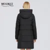 Miegofce Winter Women's Collection Coat Coat Lenge Women Jacket Soft Layer Contrast Design Winter Parka WindProof Clotes 201214