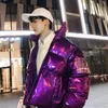 2020 New Men Winter Puffer Jacket Korean Style Clothes Hip Hop Parka Bright Bubble Coat