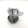 Herbata Mesh Metal Infuser Ze Stali Nierdzewnej Kubek Filtr Litfilator Filtr z pokrywą Nowe Akcesoria Kuchnia Tea Wills Sn2037