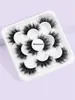 5 Pairs Fluffy Faux 3d Mink Eyelashes Noticeable Soft False Eyelash Cross Thick Cruelty Free Lash Extension Makeup