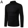 Herentruien herfst warme kasjmier trui heren half high kraag heren slank fit pullover klassieke wollen gebreide kleding pull male1 olga22