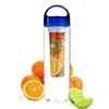 Nuova vendita calda 700ml BPA Free Fruit Infuser Juice Shaker Sport Lemon Water Bottle Tour Escursionismo Portable ClimbingCamp Bottiglie d'acqua 201105