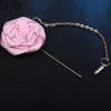Vintage Mixed Fabric Rose Brooches Tassel Chain Men Suit Collar Brooch Broche Lapel Pin Brooches for Women Jewelry Accessories7198665