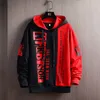 Mannen Sweatshirts Hoodie Tops Lente en Herfst Street Wear Japanse Hiphop Casual Mode Losse Hoodies 220217