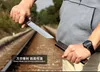 Voltron Matsuda samurai blade D2 steel Ebony handle camping survival tactics outdoor hunting saber sharp fixed knife