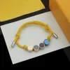 2021 Bellissimi bracciali per coppie di vendita calda classici I braccialetti con stringhe di fiori dell'alfabeto sono disponibili all'ingrosso in confezioni regalo