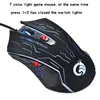 Niversal Computer Gaming Mouse USB Glare Wired Tyst Gaming Mouse Hem Office Möss Dator Tillbehör Gratis frakt