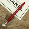 Pearl Ball Pens Ballpen Pen Fashion Girl Big Pearls Ballpoint For School Stationery Office Supplies Wholesale WLY BH4624