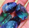 Doğal Şifa Kristalleri Taş Sri Lanka Kristal Renk Florit Kaba Küçük Süsler Mücevher Düzensiz Yeşil Yüksek Kalite 2AJ M2