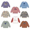 Auf Lager Kinder Pullover 2020 Bobo Neue Herbst und Winter Mode Druck Baby Mädchen Jungen Sweatshirts Baby Kind Baumwolle Tops Kleidung LJ201012