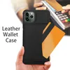 Capa para o iPhone 12 Mini 11 Pro Max SE 2020 XR XS 6 7 8 PLUS Phone Case Com Card Slots Couro Business Choque à prova de choque