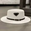 Sombreros de ala ancha Sombreros de cubo Sombrero de paja de diseñador Gorra de caballero de lujo Sombrero de sol para hombres y mujeres de alta calidad