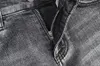 Luxurys Designer Jeans da uomo Estate Design sottile Modello denim Pantaloni neri Cotone Moda vintage Gamba sottile 21SS Ultimi pantaloni lavati leggeri Listin Taglia USA 29-38