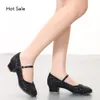 Outdoor Dance Latin Dancing Salsa Ballroom Vrouw Ronde Teen Schoenen Plus Size 41 Zapatillas Mujer