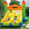 Jardim Residencial Inflável Bounce Bounce Casa Moonwak Bouncy Jumper Deslize Combo Trampoline Brinquedos Com Duplos Slides