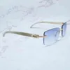 Designer Men e feminina Casal de praia de praia Os óculos de sol 20% de desconto em Buffalo Horn Horno Mulheres Acessórias de Búteis Vintage Estrutura de Eyewear Quadrado de madeira