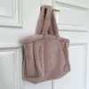 Bolso informal de felpa suave para mujer, bandolera de piel sintética de lujo, cálido y esponjoso, de gran capacidad, para invierno, 2021