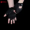 Boodun Weight Lifting Dumbbells Breathable Black Gloves Fitness Sport Gym Training Gloves Men Gloves Anti-slip Body Building Q0108